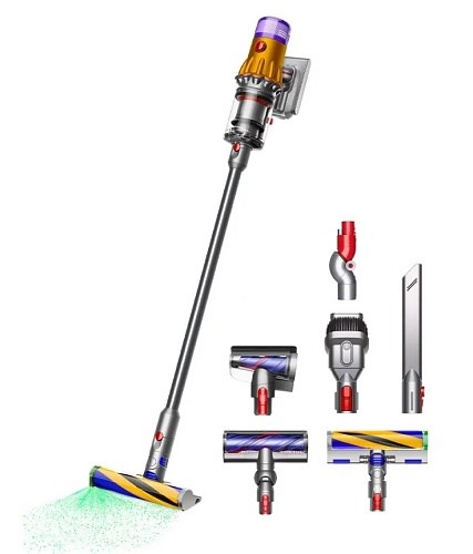 Пылесос Dyson V12 Detect Slim Absolute SV46 Yellow/Nickel 4665299809926 - фото 78924