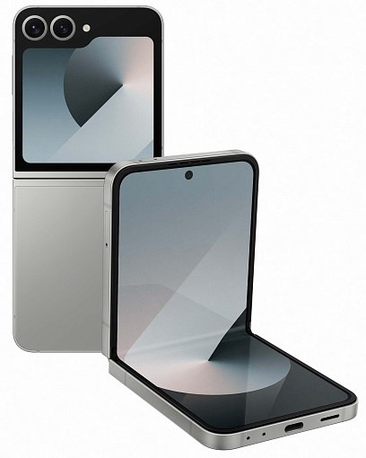 Смартфон Samsung Galaxy Z Flip6 12/512Gb серый 4665299810231 - фото 79512