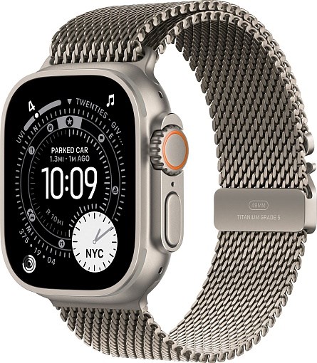 Умные часы Watch Ultra 3 49mm Natural Titanium Case with Natural Titanium Milanese Loop 4665299810031 - фото 79535
