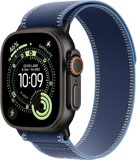 Умные часы Watch Ultra 3 49mm Black Titanium Case with Blue/Bright Trail Loop 4665299810035 - фото 79537