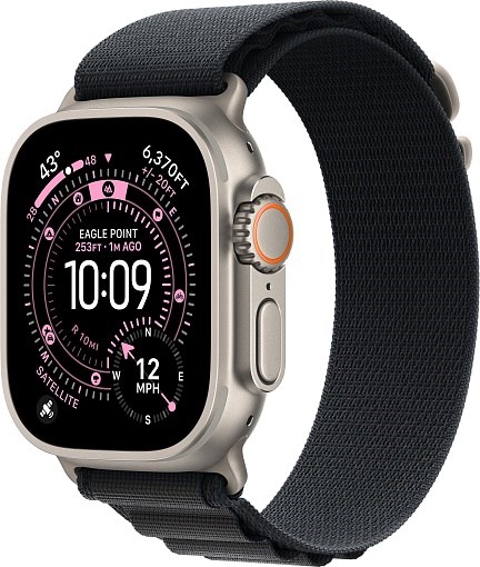 Умные часы Watch Ultra 3 49mm Natural Titanium Case with Black Alpine Loop 4665299810029 - фото 79550