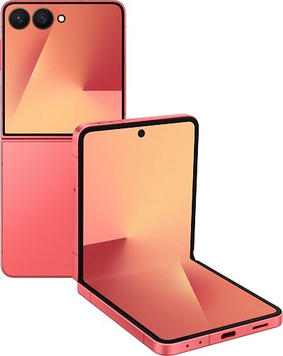 Смартфон Samsung Galaxy Z Flip7 12/256Gb коралловый 4665299810208 - фото 79737