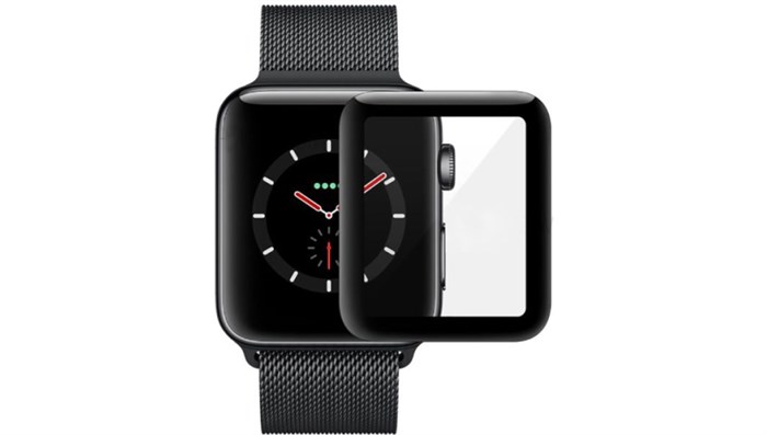 Защитное стекло для Watch 45mm 4D COTEetCI, черный 4665299807874 - фото 80076