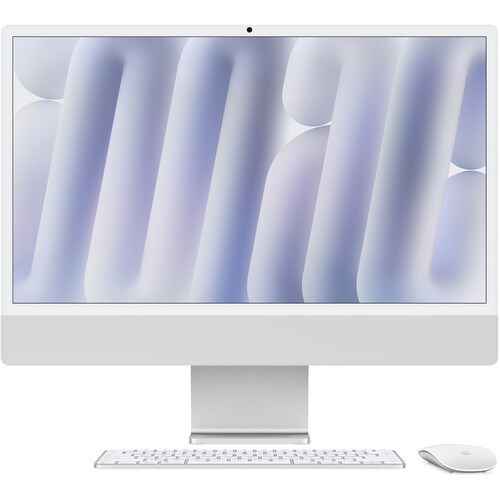 Моноблок iMac 24" 2024 Retina 4,5K (M4 10C CPU, 10C GPU) 16Gb, 512Gb SSD Silver, серебристый (MWUV3) MWUV3 - фото 80162