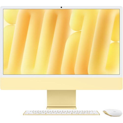 Моноблок iMac 24" 2024 Retina 4,5K (M4 10C CPU, 10C GPU) 16Gb, 256Gb SSD Yellow, желтый (MWUW3) MWUW3 - фото 80166