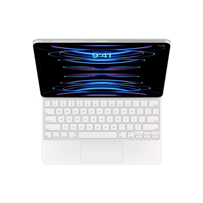 Чехол-клавиатура Magic Keyboard для iPad Air 13 2024-2026 (M2/M3/M4), iPad Pro 12.9 2018-2022 White (MJQL3) MJQL3 - фото 80171