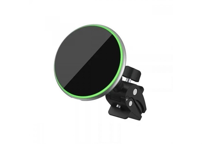 Автомобильный держатель WIWU Liberator Magnetic wireless charger 15w, черный 4665299807957 - фото 80585