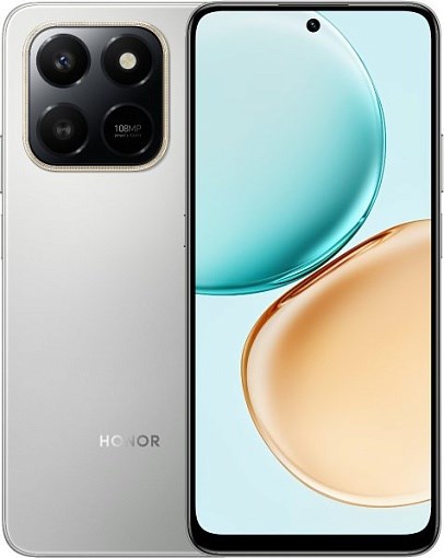 Смартфон Honor X7d 8/256Gb Meteor Silver 4665299810764 - фото 80878