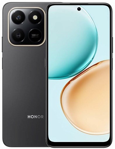 Смартфон Honor X7d 8/256Gb Velvet Black 4665299810765 - фото 80883