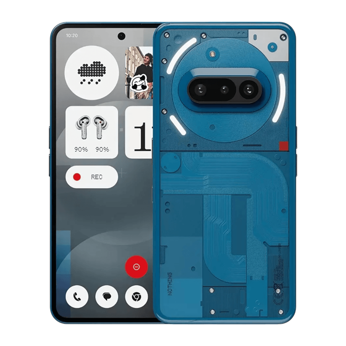 Смартфон Nothing Phone (3a) 12/256Gb Blue 4665299810896 - фото 80966