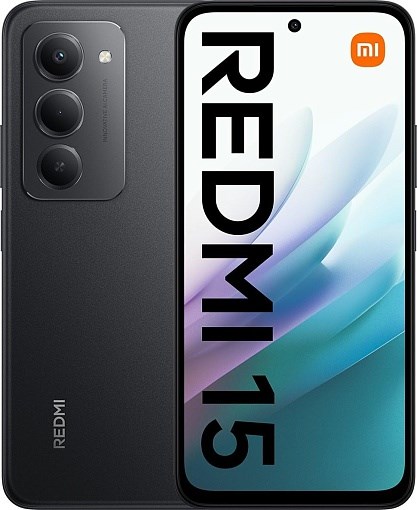 Смартфон Xiaomi Redmi 15 4G 8/256Gb Midnight Black 4665299810536 - фото 81293
