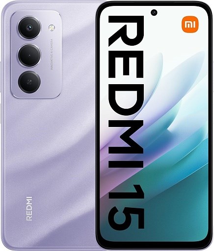 Смартфон Xiaomi Redmi 15 4G 6/128Gb Sandy Purple 4665299810537 - фото 81309