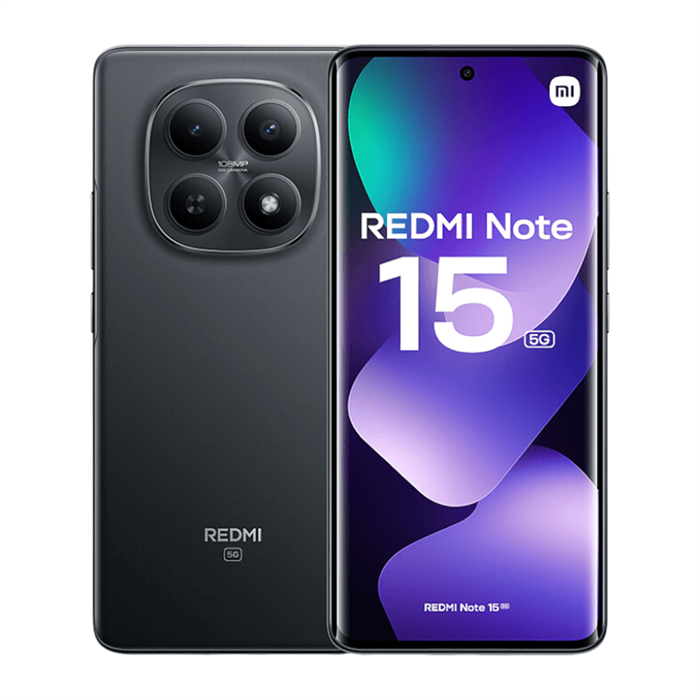 Смартфон Xiaomi Redmi Note 15 5G 8/256Gb Black 4665299810598 - фото 81353