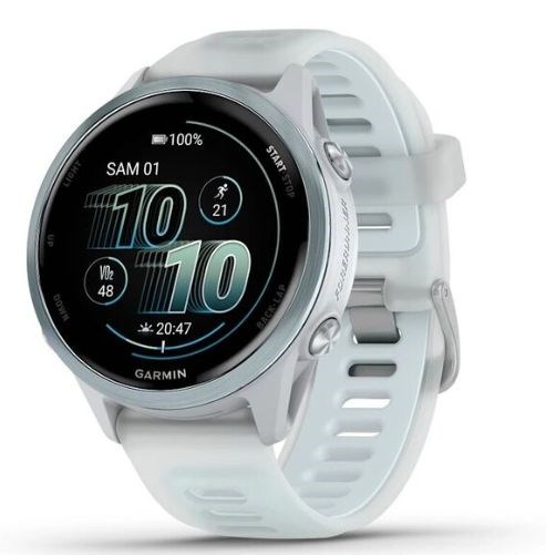 Умные часы Garmin Forerunner 570 42mm Cloud Blue Aluminium With Translucent Whitestone/Cloud Blue Band 010-02970-01 - фото 81829