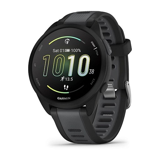 Умные часы Garmin Forerunner 165 Music Black/Sat Gray 010-02863-30 - фото 81850