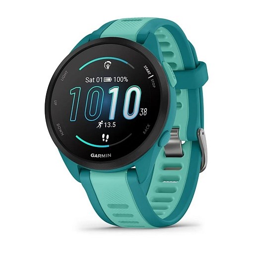 Умные часы Garmin Forerunner 165 Music Turquoise/Aqua 010-02863-32 - фото 81861