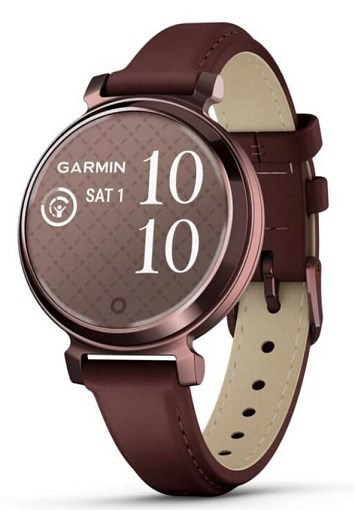 Умные часы Garmin Lily 2 Classic Dark Bronze with Mulberry Leather Band 010-02839-03 - фото 81874