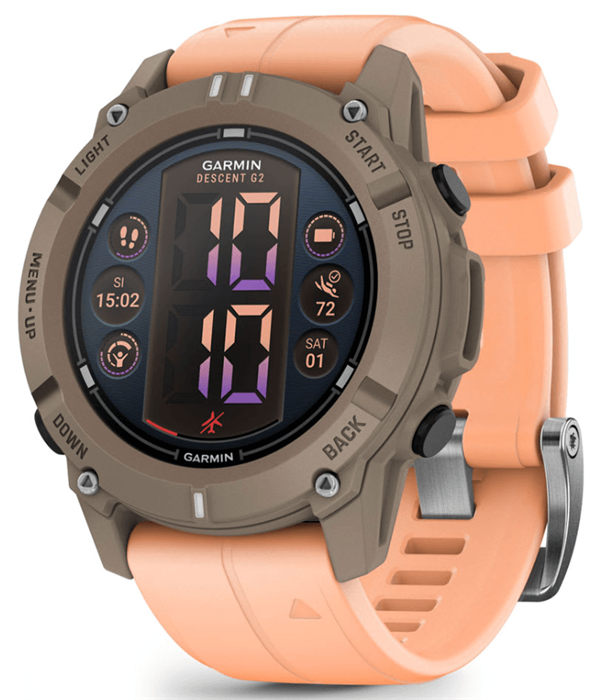 Умные часы Garmin Descent G2 Paloma with Shell Pink Band 010-02986-01 - фото 81884