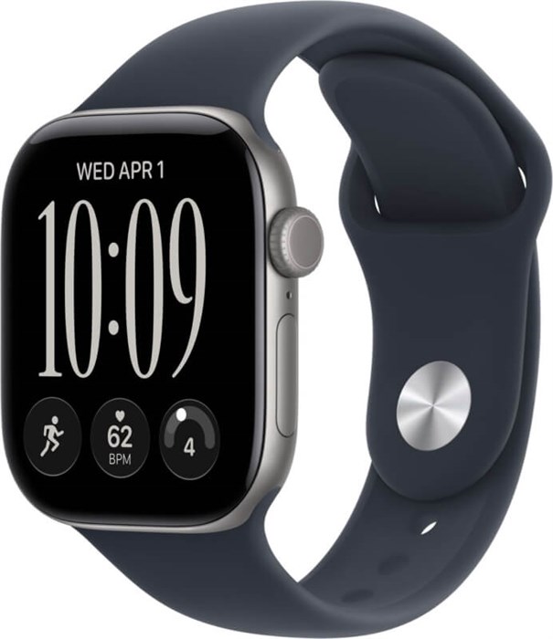 Умные часы Watch S12 42mm GPS Space Gray Aluminum Case with Navy Blue Sport Band M/L (MJE94) MJE94 - фото 83033