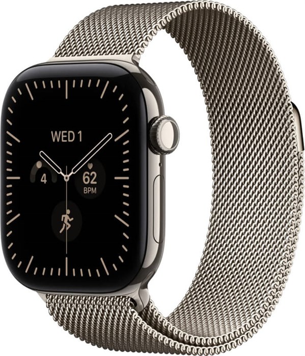 Умные часы Watch S12 42mm GPS + Cellular Natural Titanium Case with Natural Milanese Loop (MJGH4) MJGH4 - фото 83043