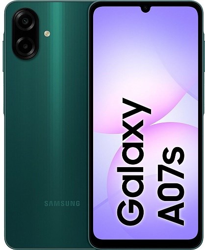 Смартфон Samsung Galaxy A07s 4/128Gb Green P-64539891 - фото 88383