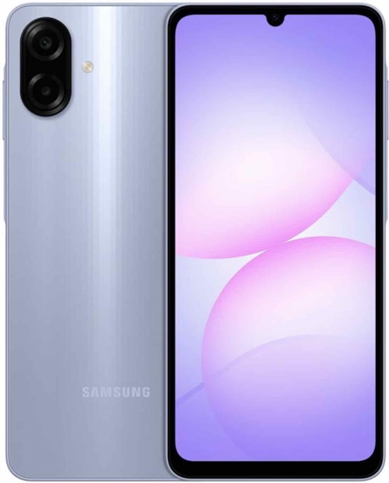 Смартфон Samsung Galaxy A07s 4/128Gb Light Violet P-17362330 - фото 88384