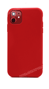 Чехол для iPhone 11 TPU, силиконовый, красный