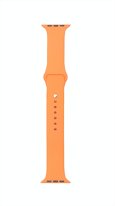 Ремешок для Watch 42/44mm, силиконовый, Sport, оранжевый