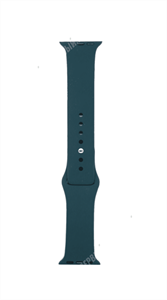Ремешок для Watch 38/40/41mm, силиконовый, Sport, темно-зеленый