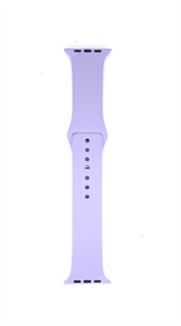 Ремешок для Watch 42/44mm, силиконовый, Sport, светло фиолетовый 2