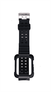 Ремешок с чехлом COTEetCl для Watch 44mm, противоударный, черный