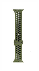 Ремешок для Watch 42/44mm, Nike, оливковый/черный