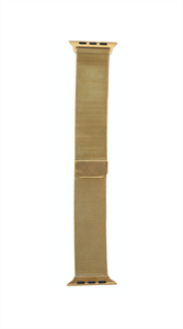 Ремешок для Watch 42/44mm, металлический, миланский сетчатый браслет, яркое золото