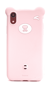 Чехол для iPhone Xr Baseus Bear, розовый