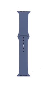 Ремешок Gurdini для Watch 42/44mm, силиконовый, Sport, 2 размера, серо-голубой
