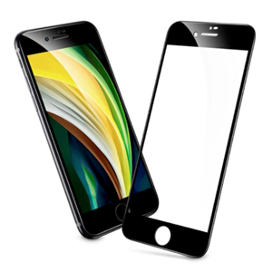 Защитное стекло Gurdini 2.5D для iPhone 7/8/SE 2020/2022, черный