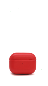 Чехол для AirPods Pro K-DOO, кожаный, красный