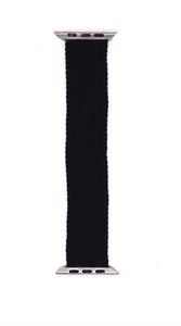 Ремешок для Apple Watch 42/44mm плетеный монобраслет размер M, черный