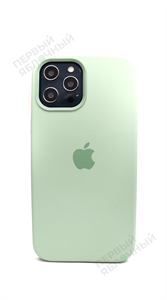 Чехол Silicone Case для iPhone 12 Pro Max, фисташковый (OR)