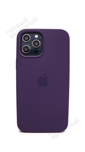 Чехол Silicone Case MAGSAFE для iPhone 12 Pro Max, фиолетовый (OR)
