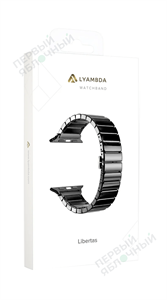 Ремешок LYAMBDA для Apple Watch 42-44-45mm керамический, черный