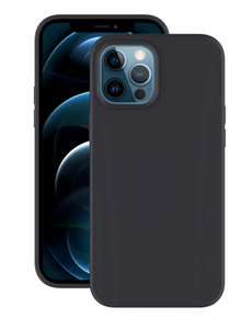 Чехол для iPhone 12 Pro Max Deppa Gel Color силиконовый, черный