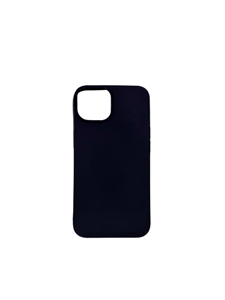 Чехол для iPhone 13 силиконовый плотный, черный