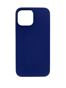 Чехол для iPhone 13 Pro Liquid Silicone Pro Deppa, синий графит