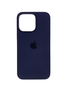 Чехол для iPhone 13 Pro Max Silicone Case, (Midnight), черный (OR)