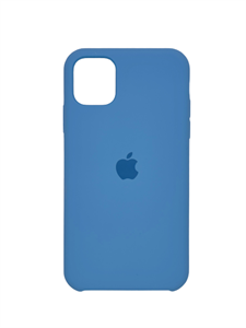 Чехол для iPhone 11 Silicone Case HQ, голубой