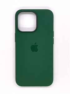 Чехол для iPhone 13 Silicone Case MagSafe, (Clover), зеленый (OR)