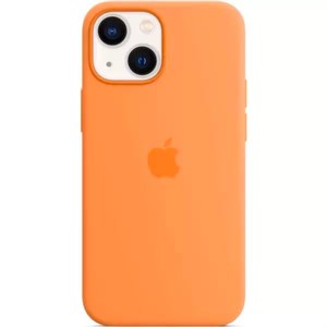Чехол для iPhone 13 mini Silicone Case, (Marigold), оранжевый (OR)