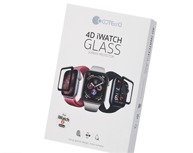 Защитное стекло для Watch 44mm 4D, COTEetCI, черное