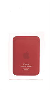 iPhone Leather Wallet MagSafe, красный
